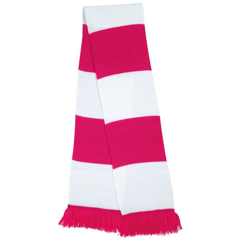 Result Winter Essentials Team Scarf / Fuchsia/White
